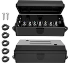 2PACK 7 Way Electrical Trailer Junction Box Gang Wire Connector. Fixed Price $26.77.