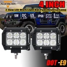 Auxbeam 4" Led Work Light Bar Driving Fog For Peterbilt Kenworth Freightliner. Fixed Price $29.99.