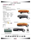 Mini Light Bar Syledx-ac 26 Flash Patterns Clear 16.6" 10.9". Fixed Price $299.99.