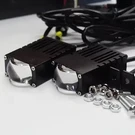 Motorcycle Spotlights Led Mini Grille Headlight Bumper Projector Lens Work. Fixed Price $34.90.