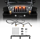 Led Front Grille Lights Kit For 2007-2018 Jeep Wrangler Jku Sahara Rubicon. Fixed Price $44.60.