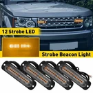 Amber 12-LED Emergency Warning Hazard Flash Strobe Light Bar Car Truck Safety. Fixed Price $16.14.