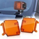 2PCS Light Covers Amber Inch Led Bar Pods 3X3 Square. Fixed Price $18.93.