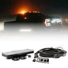Putco 960112-KIT 12"X4" Yellowjacket Rooftop Amber/white Led Strobe Light Bar. Fixed Price $683.99.