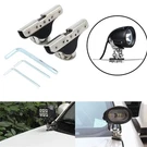 2PCS Pillar Hood Led Light Bar Mount Bracket Clamp Holder For Offroad Us Stock. Fixed Price $17.35.
