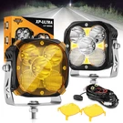Auxbeam 4" Inch 128W Led Work Driving Offroad Lights Pods W/ Drl & Amber Covers. Fixed Price $161.49.