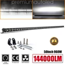 Single Row 50"SLIM Led Light Bar Spot Flood Combo Work Offroad Suv Driving Atv. Fixed Price $82.25.