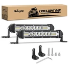 Nilight Led 7 Inch Combo Ultra Slim, White Spot Flood. Fixed Price $45.40.