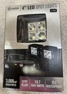New Yada 4 Led Spot Lights 3,000 Lm Beam 18.7 Raw Watts. Fixed Price $25.00.