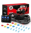 Nilight 16AWG Led Bar Wiring Harness Kit 12V 3 Gang Rocker Switch Panel. Fixed Price $35.99.