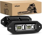 Nilight 2PCS 40W Flush Mount Led Pods Flood Work Bar. Fixed Price $46.99.