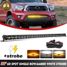 Strobe 32" Led Light Bar Wire Kit Lower Bumper Grille For 05-2015 Toyota Tacoma. Fixed Price $63.89.