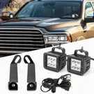 Hood Ditch Led Light Pod Mounting Bracket Wiring Kit For Ram 2500 3500 2019-2024. Fixed Price $59.99.