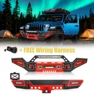 Rear /front Bumper Compatible With 2018-2024 Jeep Wrangler Jlu W/ Led Lights. Fixed Price $589.95.