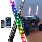 Kemimoto Pair 4FT Whip Lights Spiral Antenna For Polaris Rzr Can Am X3 Commander. Fixed Price $79.89.