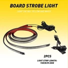 2X 60" Truck Strobe Light Strip Running Board Warning Flash Amber/white. Fixed Price $31.99.
