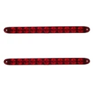 Partsam 2PCS Red 15" 11 Trailer Light Bar Sealed Stop Turn Tail Park Thir.... Fixed Price $32.73.