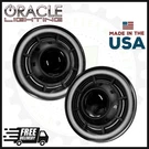 Oracle 7" Switchback Bi Led Projector Headlights For 07-18 Jeep Wrangler Jk. Fixed Price $503.24.