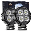 Nilight 2PCS 3INCH Led Pods Round 1500LM Built-in Emc Work 90 Flood Beam. Fixed Price $15.00.