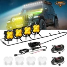 4X Auxbeam 3" Led Work Light Ditch Driving Fog Pods White Amber Combo Dual Color. Fixed Price $245.99.