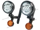4.5" Led Fog Auxiliary Lamps For Harley Road King Street Glide Special 94-24. Fixed Price $159.99.