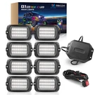 Mictuning Q1 Rgb+ic Rock Lights Chasing 8/12/16/20 Pods Led Underglow Neon Kit. Fixed Price $130.41.