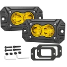 S2 Sport 3000K Amber Driving Flood Flush Mount Led Light Bumper Pods Offroad 3". Fixed Price $34.98.