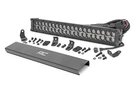Rough Country 20" Black Series Dual Row Led Cree Light Bar White Drl - 70920BD. Fixed Price $224.95.