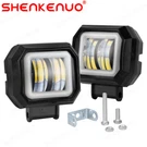 2X Led Work Light Bar 3INCH Halo White Angel Eye Pods Offroad Driving Atv Suv Us. Fixed Price $37.52.