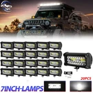 20PCS 7'' Led Work Light Bar Spot Flood Beam Offroad Fog Driving Truck Suv Utv. Fixed Price $141.89.