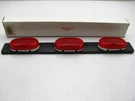 Grote 49072 Low-profile Bar Lamp Trailer Marker Oval Red 3-LIGHT. Fixed Price $17.99.