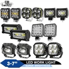Pair Led Work Lights Bar Flood Spot Lamps Driving Offroad Car Truck Atv Suv 12V. Fixed Price $89.67.