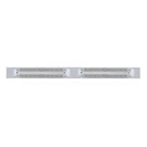 Chrome Top Mud Flap Plate W/ Four 10 9" Light Bars - Amber Led/clear Lens. Fixed Price $149.76.