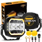 Auxbeam 5" 174W Led Work Light Bar Pods Fog Driving White Amber Drl Turn Signal. Fixed Price $159.99.