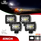 4" Work Light Bar Cube Spot Fog Offroad Driving Lamp Utv Atv 4PC Sealed Beam. Fixed Price $20.14.