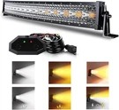 Aslong 32 Inch 180W Led Light Bar White/amber Curved,. Fixed Price $98.05.