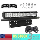 23'' Bull Bar Bumper License Plate Mount Bracket +20 Inch Led Light Holder +wire. Fixed Price $59.99.