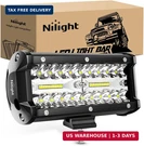 Nilight Led Pods 6.5 Inch 120W Flood Spot Combo Off Road Driving Fog Bar. Fixed Price $31.99.