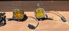 Baja Designs Squadron Pro Amber Spot Lights Pair, Rock Guard Covers. Fixed Price $302.00.