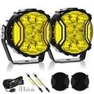 2PCS 5"INCH Side Shooter Led Work Light Bar Round Pods Drl Fog Driving Lamps. Fixed Price $124.40.