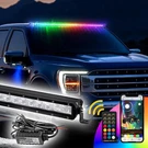 288W Straight 50" Led Light Bar Color Chasing Offroad Combo Remote & Bluetooth. Fixed Price $144.99.