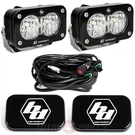 Baja Designs S2 Sport Led Lights Clear Wide Cornering Pair, Rock Guards, Wiring. Fixed Price $252.85.