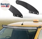 50 Inch Curved Led Light Bar Mounting Upper Windshield Roof Cab Brackets. Fixed Price $33.28.