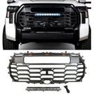 Matte Black Grille For 2022-2025 Toyota Tundra Trd Pro Style With Leds. Fixed Price $279.88.