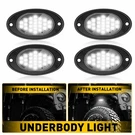 White Led Underbody Rock Lights Rig Glow Trail Lamp For Offroad Suv Pickup Truck. Fixed Price $18.04.