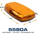 Ecco 5580A Led Minibar Permanent Mount Amber 12-24 Vdc. Fixed Price $250.00.