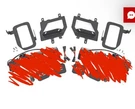 Rough Country Ford F150 Led Fog Light Brackets (15-17). Fixed Price $75.00.