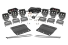 Led Light Kit Fog Mount Triple 2" Black Pair White Drl Ford Bronco (21-25). Fixed Price $294.95.