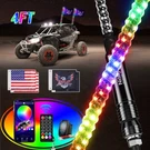 Nilight 2PCS 4FT Rgb Led Whip Lights, Remote App Control W/diy Chasing Patter.... Fixed Price $177.79.