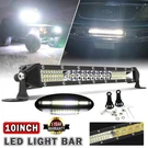 10INCH Ultra-thin Led Light Bar 12000LM Combo Flood Spot Offroad Truck Utv Suv. Fixed Price $17.97.